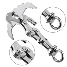 Load image into Gallery viewer, Stainless Steel Survival Folding Grappling Gravity Hook
