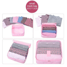 Load image into Gallery viewer, 6 pieces portable luggage packing cubes

