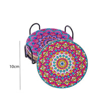 Load image into Gallery viewer, Diamond Crafts Coasters Diamond Painting Coasters (Mandala)
