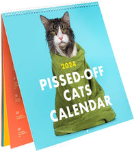 Load image into Gallery viewer, 2024 Pissed-Off Cats Calendar

