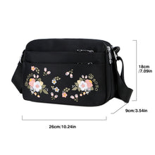 Load image into Gallery viewer, Embroidered Flower Crossbody Bag
