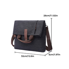 Load image into Gallery viewer, Men's Casual Canvas Messenger Shoulder Bag
