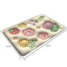 Load image into Gallery viewer, 3D flower soft diatom mud absorbent floor mat
