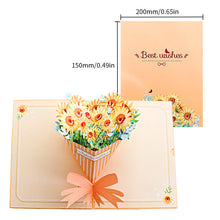 Load image into Gallery viewer, 3D Handmade Flower Greeting Card
