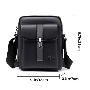 Messenger Bag for Men Soft PU Leather