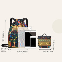 Load image into Gallery viewer, Drawstring, Large Capacity, Dry-Wet Separation, Travel Sports Backpack
