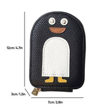 Load image into Gallery viewer, Cute Penguins PU Credit Card Coin Wallet
