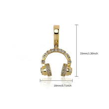 Load image into Gallery viewer, Earphone Pendant Necklace
