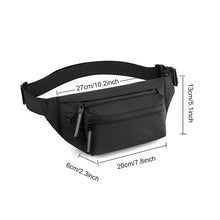 Load image into Gallery viewer, Fashionable Waterproof Men's Waist Bag
