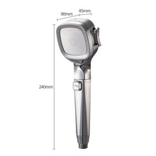 Load image into Gallery viewer, 4-mode Handheld Pressurized Shower Head with Pause Switch
