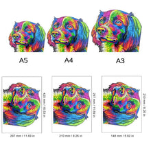 Load image into Gallery viewer, Wooden Golden Retriever Puzzle
