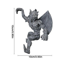 Load image into Gallery viewer, Dragon Winged Gargoyle Fence Hanger
