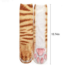 Load image into Gallery viewer, 3D Print Novelty Animal Paw Socks

