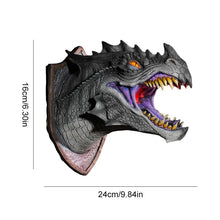 Load image into Gallery viewer, Wall Fantasy Dragon Head Wall Decor
