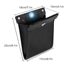 Load image into Gallery viewer, Waterproof Car Leather Trash Can
