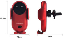 Load image into Gallery viewer, Smart Wireless Auto-Sensing Car Phone Holder Charger
