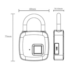 Load image into Gallery viewer, Fingerprint Padlock
