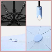 Load image into Gallery viewer, Three-Fold Self Opening And Retracting Umbrella With Buckle
