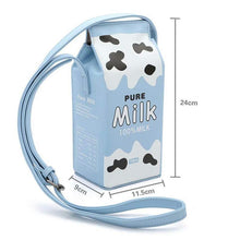 Load image into Gallery viewer, Cute Milk Box Crossbody Bag / Casual Phone Purse
