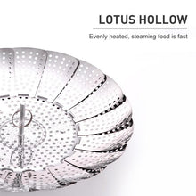 Load image into Gallery viewer, Stainless Steel Telescopic Steamer
