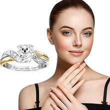 Load image into Gallery viewer, Creative Parent-child Bear Ring
