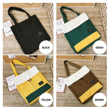 Load image into Gallery viewer, Canvas Literary Shoulder Bag, Portable Handbag
