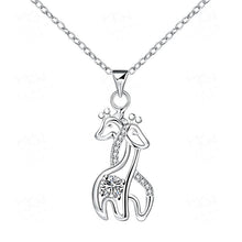 Load image into Gallery viewer, Graceful Love Giraffe Necklace
