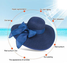 Load image into Gallery viewer, Summer Beach Wide Brim Sun Hats, UPF 50+
