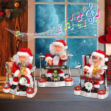 Load image into Gallery viewer, Santa Claus Band Christmas Electronic Music Toy
