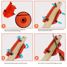 Load image into Gallery viewer, Woodwork Saw Ark Clamping Miter Box
