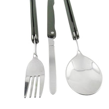 Load image into Gallery viewer, Hirundo Camping Foldable Cutlery Set
