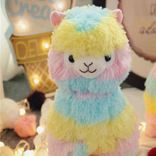 Load image into Gallery viewer, Stuffed Doll - Rainbow Alpaca
