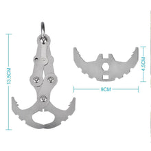 Load image into Gallery viewer, Stainless Steel Survival Folding Grappling Gravity Hook
