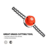 Load image into Gallery viewer, Garden Grass Stainless Steel Chain Trimmer Head
