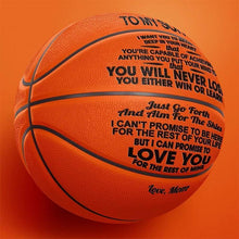 Load image into Gallery viewer, Mom to Son - You Will Never Lose - Basketball
