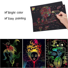 Load image into Gallery viewer, Scratch Paper Art Set
