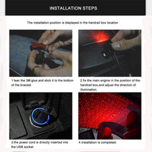 Load image into Gallery viewer, USB LED Car Atmosphere Lamp, Romantic Decoration
