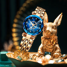 Load image into Gallery viewer, Starry Diamond Dial Ladies Waterproof Watch
