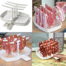 Load image into Gallery viewer, Microwave Bacon Cooker Tray Rack
