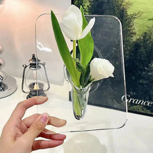 Load image into Gallery viewer, Photo Frame Vase Desktop Flower Arrangement Ornament
