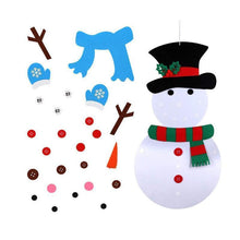 Load image into Gallery viewer, DIY Felt Christmas Snowman Set
