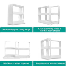 Load image into Gallery viewer, Multi-Function Rotating Storage Rack
