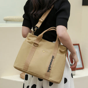 Printed Letter Crossbody Bag