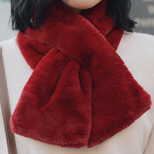 Load image into Gallery viewer, Faux Fur Crossover Scarf
