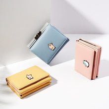 Load image into Gallery viewer, Three Folding Multi-Card Female Wallet
