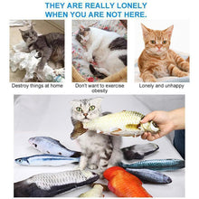 Load image into Gallery viewer, Catnip fish toy
