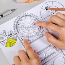 Load image into Gallery viewer, Multifunctional Student Math Ruler
