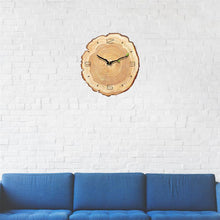 Load image into Gallery viewer, Wooden Annual Rings Wall Clock
