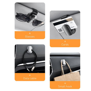 Auto Sun Visor Glasses Holder