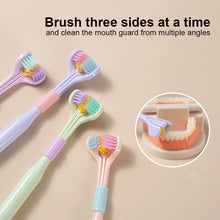 Load image into Gallery viewer, V-shaped Three-sided Toothbrush
